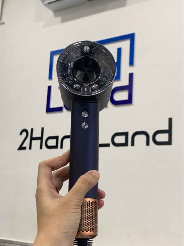 Máy sấy tóc Dyson supersonic nural hd16 Pburco - Màu xanh - Ngoại hình: 98% - Thiếu 1 đầu sấy - Fullbox