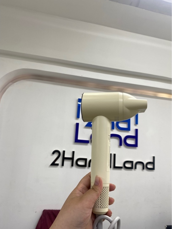 Máy sấy tóc Mooas Super Plasma BLDC Pro - Màu kem sữa - Ngoại hình 97.5% - Kèm đầu thay thế