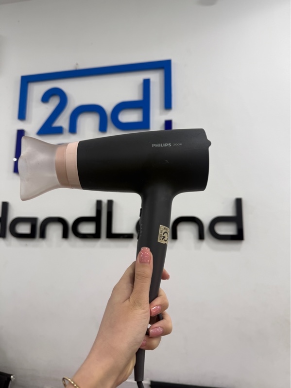 Máy sấy tóc Philips BHD350/10 - 2100W - Màu đen - Ngoại hình 97% - trầy nhiều, xuống màu - Không phụ kiện