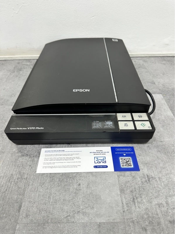Máy Scanner Epson V370 - Màu đen - Ngoại hình 97% - Kèm nguồn