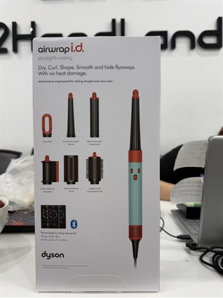 Máy tạo kiểu tóc Dyson Airwrap id-HS08 Straight+Wavy - Màu xanh mint - Ngoại hình 98% - Còn BH Dyson 05/2027 - FullBox