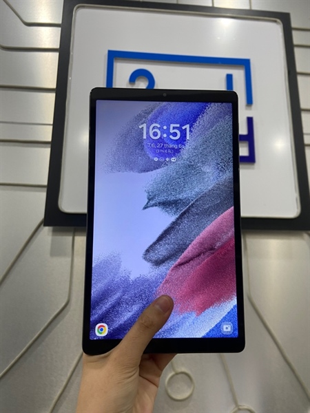Máy tính bảng Galaxy Tab A7 Lite - Ram 3/32GB - Màu đen - Ngoại hình: 98% - Màn ám viền vàng - Body 2