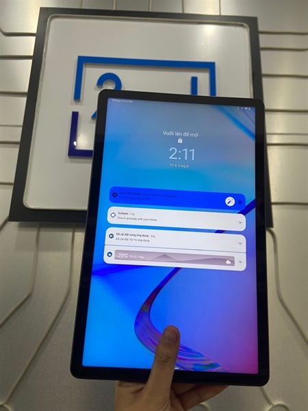 Máy tính bảng Lenovo Tab P11 Plus 5G - Ram 4/64GB - Mediatek G690t - Màu đen - Ngoại hình: 97% - Kèm sạc 1
