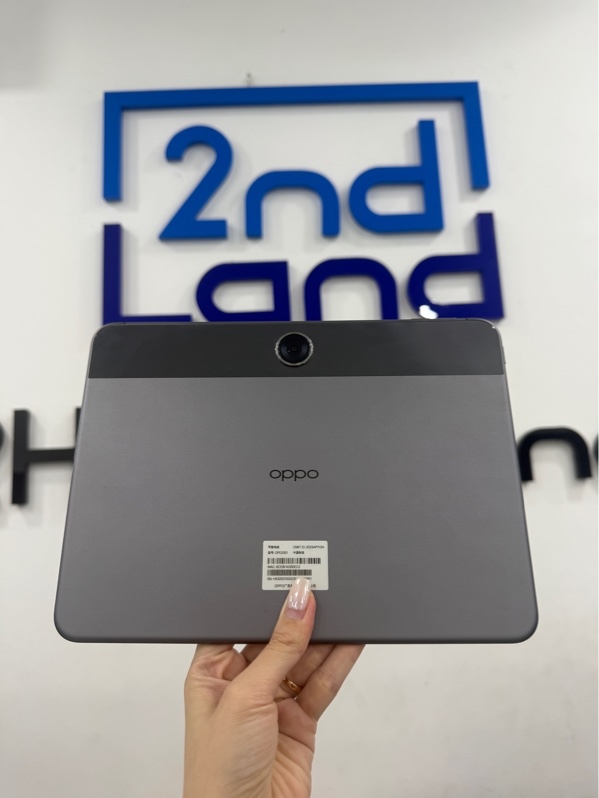Máy tính bảng Oppo Pad Air 2 - nội địa Trung - Helio G99 - 6/128GB - Wifi - Màu xám - Ngoại hình 98% - Hở sáng viền nhẹ , 1 đốm phản quang , màn xước lông mèo - Kèm Ốp