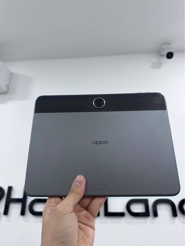 Máy tính bảng Oppo Pad Neo - bản quốc tế - 5G - chip Helio G99 Octa-core - 8+4/128Gb - Màu xám - Ngoại hình 97% - Kính màn trầy, màn vàng viền, Mặt lưng trầy xước, hằn vết ốp lưng, Viền trầy, tróc sơn - Kèm 1 ốp lưng