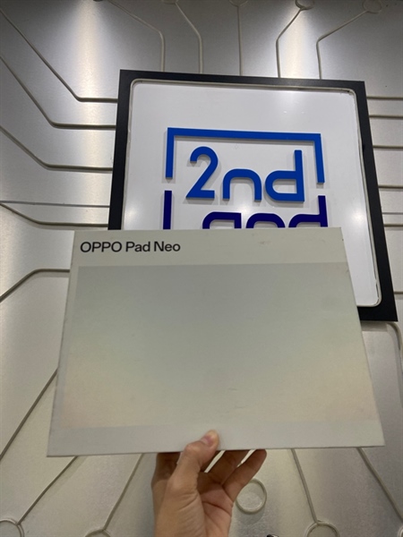 Máy tính bảng Oppo Pad Neo - Helio G99 - Ram 6/128GB - Màu xám - Ngoại hình: 98% - 1 đốm phản quang - Kèm Box