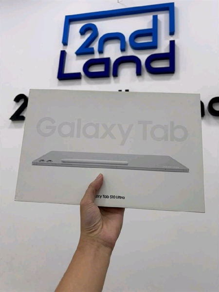 Máy tính bảng Samsung Galaxy S10 Ultra SM-X920 - Quốc tế - 12/256GB - Bản wifi - Pin ổn - Màu bạc - Ngoại hình 99% - Còn dán màn hình , viền dán nilong - Fullbox 3