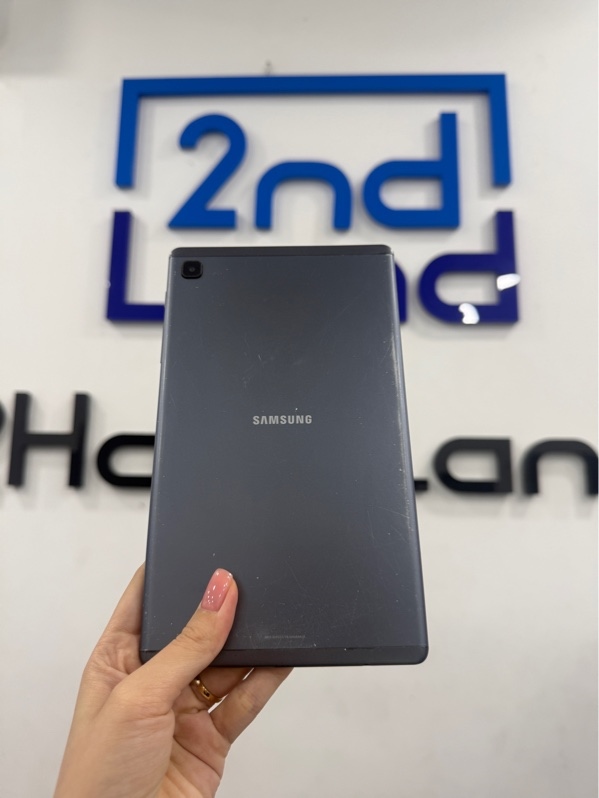 Máy tính bảng Samsung Galaxy Tab A7 lite - MediaTek Helio P35 - 3/32GB - Màu xám xanh - Ngoại hình 96% - lưng trầy nhiều , hỏ vỏ , cong sườn , pin phù nhẹ , màn vàng viền, hở sáng - Body - KHÔNG BẢO HÀNH