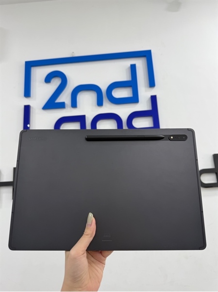 Máy tính bảng Samsung Galaxy Tab S8 Ultra 5G - 8/128GB - Màu đen - Ngoại hình 98% - Kèm phím , bút , sạc LK