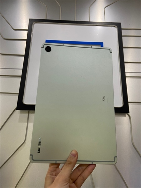 Máy tính bảng Samsung Galaxy Tab S9 FE 5G - Exynos 1380 - Ram 6/128GB - Màu xanh - Ngoại hình: 97% - Body
