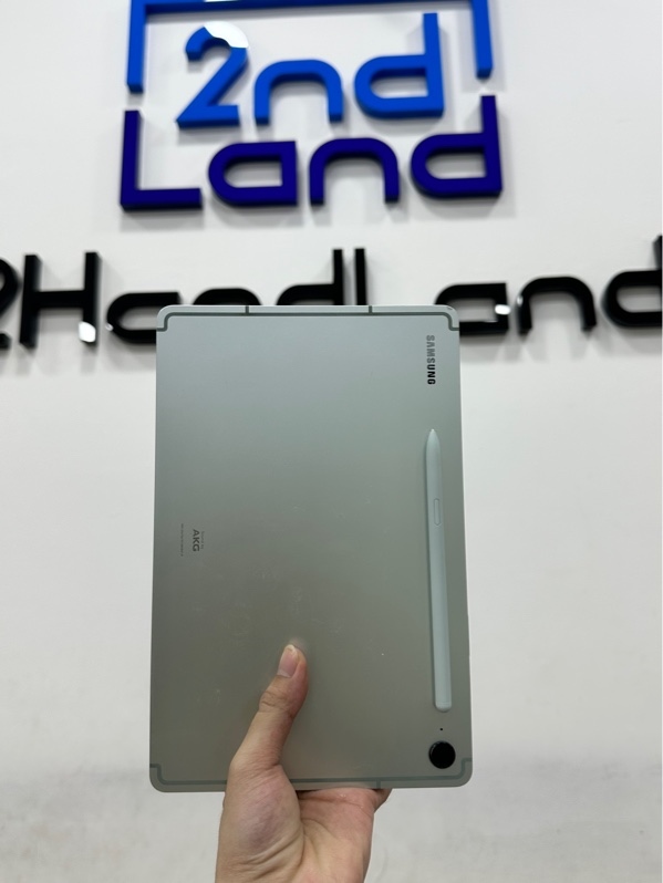 Máy tính bảng Samsung Galaxy Tab S9 FE 5G - Ram 6/128GB - Màu xanh nhạt - Ngoại hình 97% - Đầu bút hơi tòe - Kèm bút