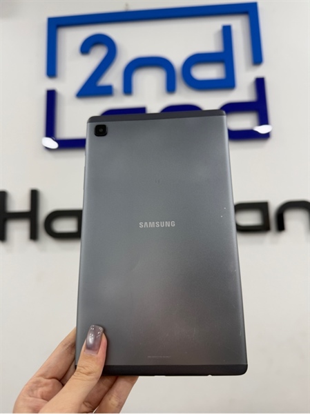 Máy tính bảng Samsung Tab A7 Lite - 3/32GB - Màu xám - Ngoại hình 96% - Màn ám vàng , cong sườn , bể cạnh màn - Kèm sạc