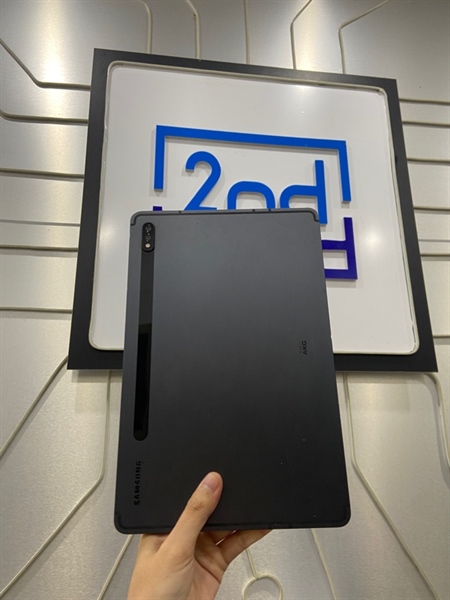 Máy tính bảng Samsung Tab S7 - Ram 6GB - 128GB - 4G - Màu xanh - Ngoại hình: 97% - Màn phản quang, trầy - Body - Kèm bút