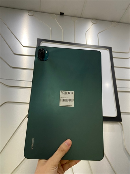 Máy tính bảng Xiaomi Pad 5 - Snapdragon 860 - 120hz - Ram 6/128GB - Pin tốt - Màu xanh lá - Ngoại hình: 97% - Ép kính - Body