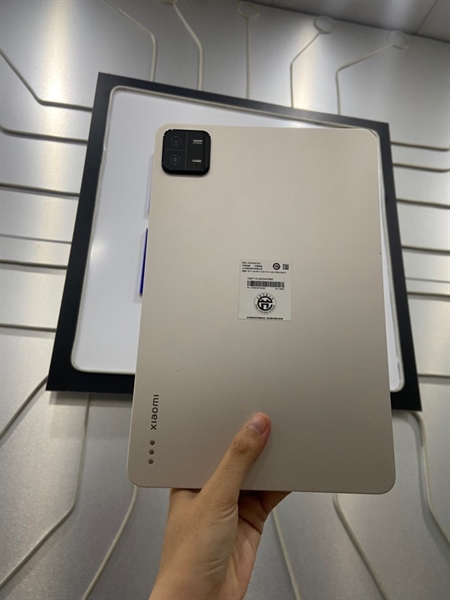 Máy tính bảng Xiaomi Pad 6 - Ram 6/128GB - Tám nhân mạnh nhất - Màu trắng - Ngoại hình: 97% - FullBox 1