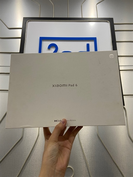 Máy tính bảng Xiaomi Pad 6 - Ram 8/256GB - Màu xám - Ngoại hình: 97% - Màn xước, bể kính màn - Kèm Box 3