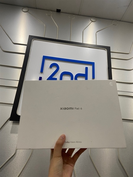 Máy tính bảng Xiaomi Pad 6 - Ram 8GB /128GB - Bản nội địa - Không tiếng việt - Màu xanh - Ngoại hình: 98% - FullBox