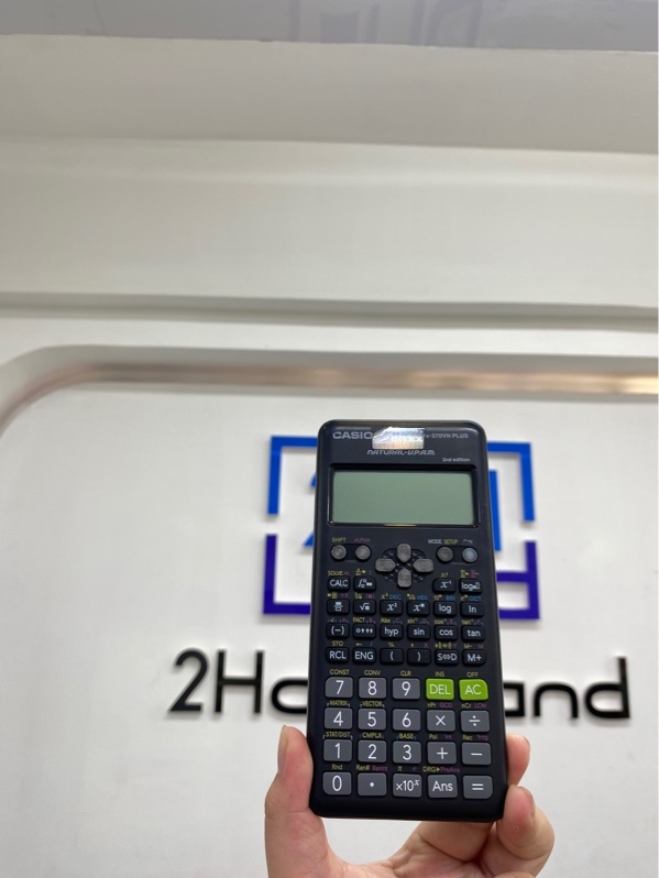 Máy tính cầm tay Casio fx-570VN PLUS - Màu đen - Ngoại hình 98% - Mất nắp - Body