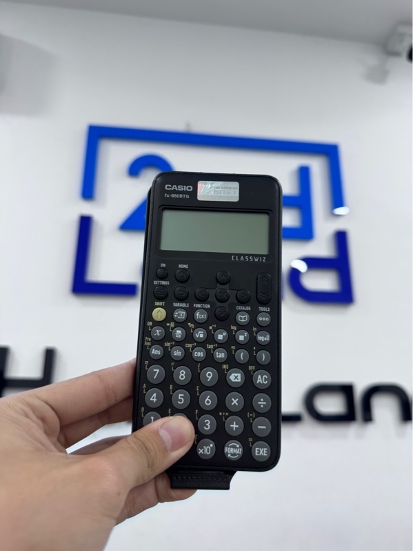 Máy tính cầm tay Casio FX-880BTG - Màu đen - Ngoại hình 97% - Trầy nhiều - Kèm box