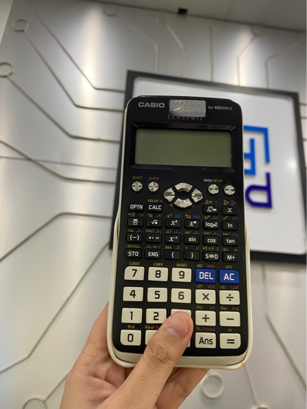 Máy tính Casio FX-580VN X - Màu trắng - Ngoại hình: 97% - Kèm nắp