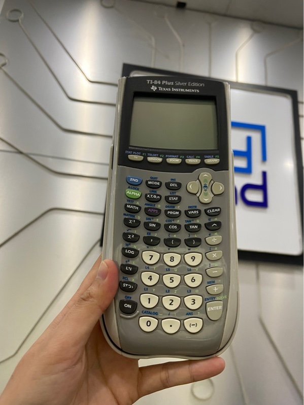 Máy tính đồ hoạ TI-84 Plus Silver Edition - Màu xám - Ngoại hình: 97% - Body