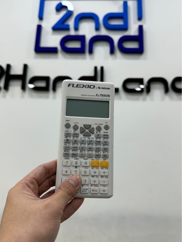 Máy tính khoa học Thiên Long Flexio Fx799VN - Màu trắng - Ngoại hình 97% - Body