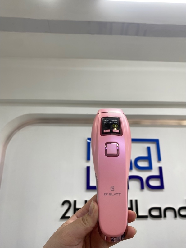 Máy triệt lông Dr Glatt IPL Pro - Màu hồng - Openbox
