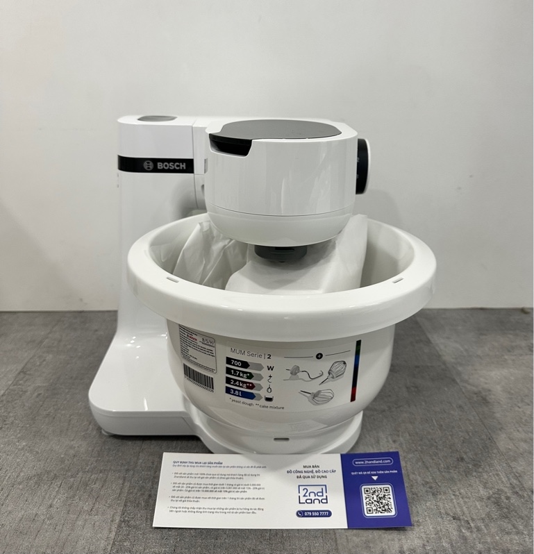 Máy trộn bột BOSCH MUM Serie 2 - Màu trắng - Ngoại hình 99% - Openbox