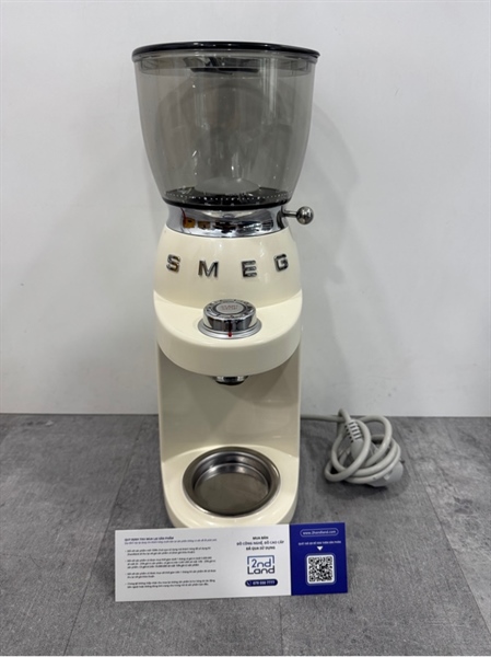 Máy xay hạt cà phê SMEG CGF01 - Màu kem - Ngoại hình 97% - Body (thiếu ca chứa bột cà phê)