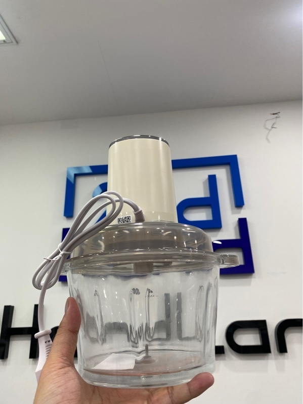 Máy xay thịt đa năng Bear CH-5H03L - 2 lít - Màu be - Ngoại hình: 98% - Chưa sử dụng - FullBox