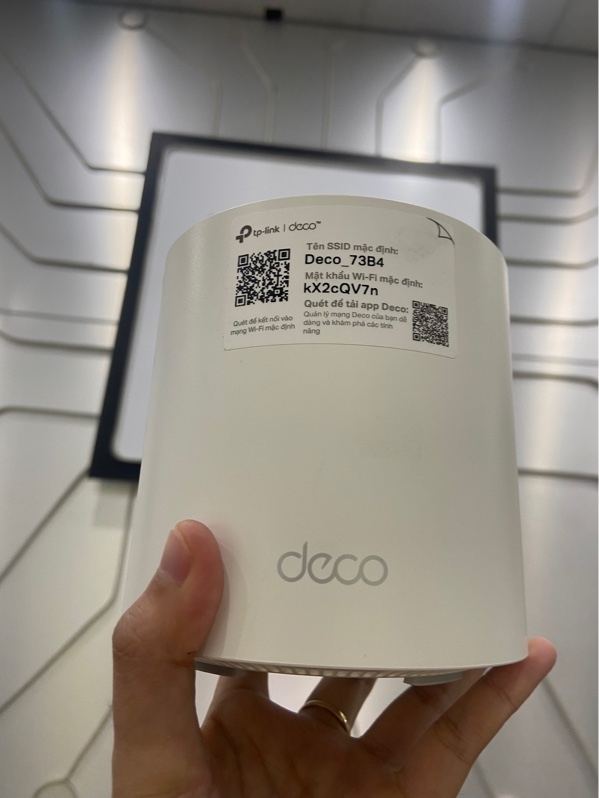 Mesh TP Link Deco X10 - Màu trắng - Ngoại hình: 98% - Kèm nguồn dây lan