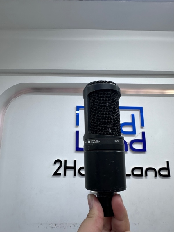 Mic Audio-Technica-AT2020 - Màu đen - Ngoại hình 97% - móp 1 góc - Kèm dây