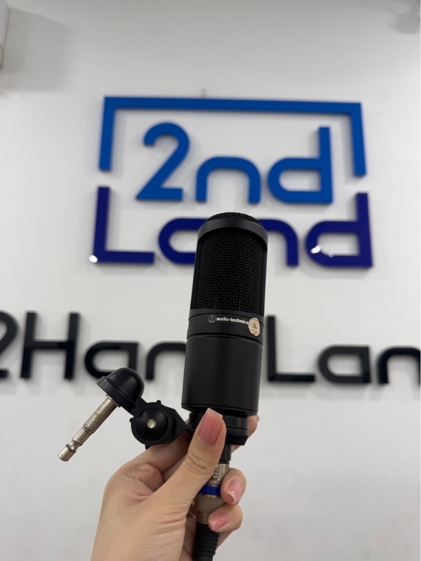 Mic Audio-Technica AT2020 - Màu đen - Ngoại hình 97% - Trầy nhẹ - Kèm chân , dây