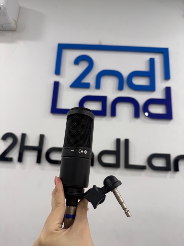 Mic Audio-Technica AT2020 - Màu đen - Ngoại hình 97% - Trầy nhẹ - Kèm chân , dây