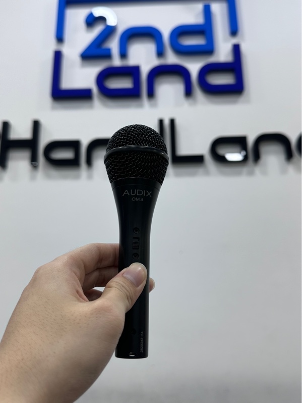 Mic Audix OM3 - Màu đen - Ngoại hình: 98% - Kèm dây