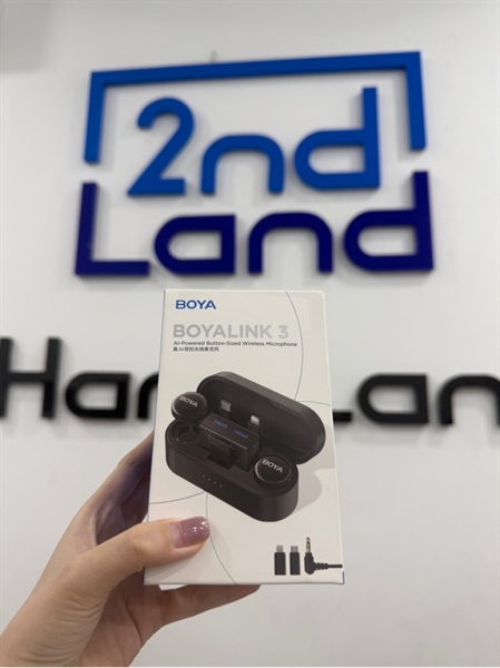 Mic Boya Boyalink 3 - Màu xám - Ngoại hình 98% - Fullbox