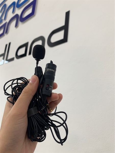 Mic Boya by-MM1 - 1 mic - Màu đen - Ngoại hình: 98% - Body