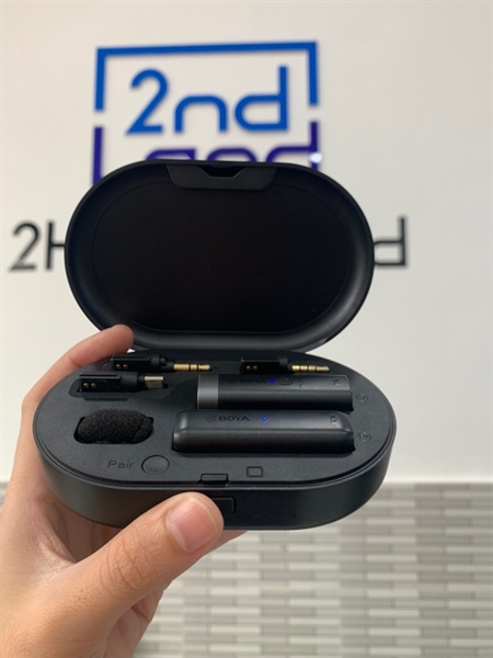 Mic Boya by-WM3 - Màu đen - Ngoại hình: 97% - Trầy - Body 1