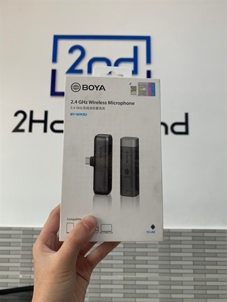 Mic Boya by-WM3 - Màu đen - Ngoại hình: 97% - Trầy - Body 3