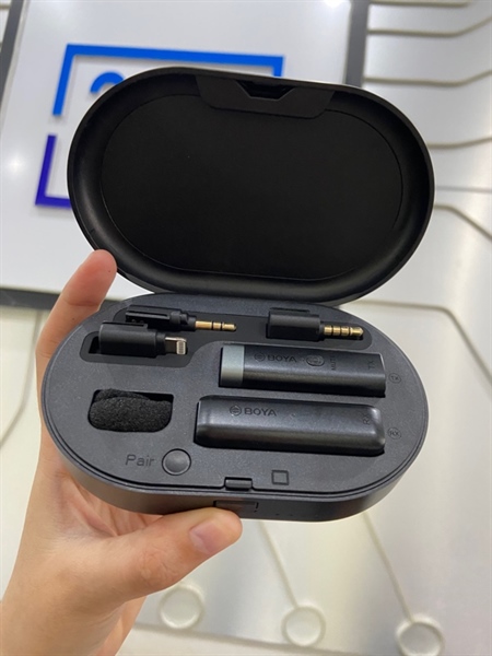 Mic Boya BY-WM3D 2.4 ghz Wireless Micro - Màu đen - Ngoại hình: 98% - Kèm Box 2