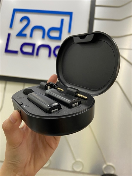 Mic Boya BY-WM3D 2.4 ghz Wireless Micro - Màu đen - Ngoại hình: 98% - Kèm Box 3