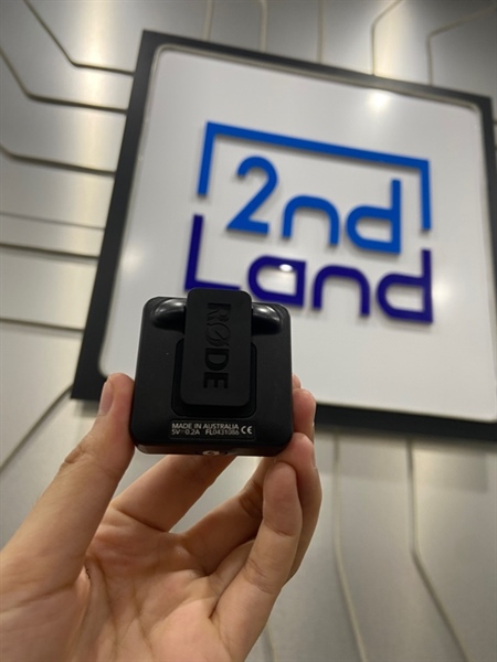 Mic ghi âm Rode WireLess Go 1 - Màu đen - Ngoại hình: 98% - Kèm túi + dây 3.5mm 3
