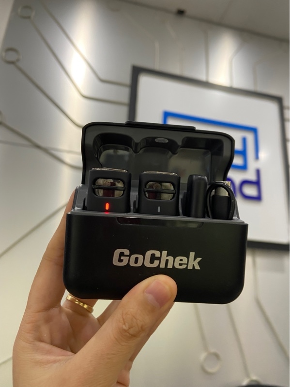 Mic GoChek S23 Type C - 2TX - 1RX - Màu đen - Ngoại hình: 98% - Kèm cap A to C