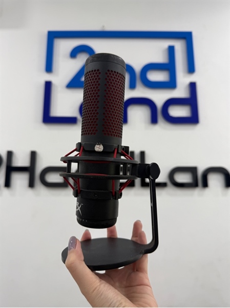 Mic Hyper X Quadcast - Màu đen - Ngoại hình 97% - Chảy nhựa - Kèm dây kết nối 1