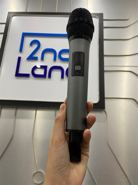 Mic Karaoke không dây Excelvan K18V - Màu đen - Ngoại hình: 97% - Body - Kèm receiver