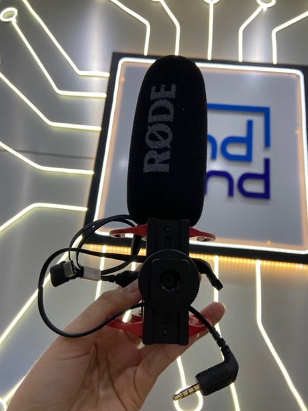 Mic Rode videomic NTG - Màu đen - Ngoại hình: 98% - Kèm shockmount SM7-R, cáp SC10, cáp SC16, lọc gió