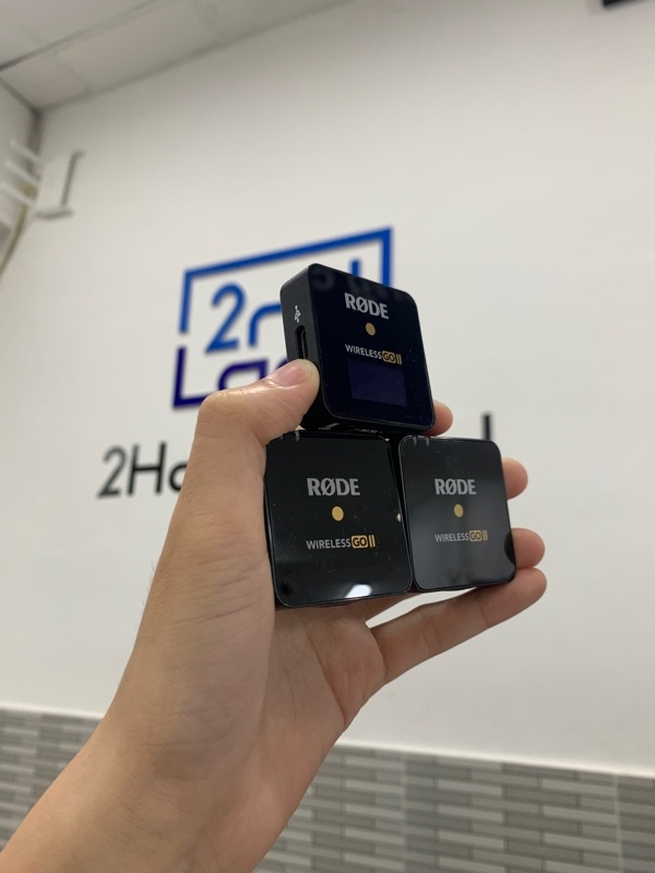 Mic Rode Wireless Go2 - Màu đen - Ngoại hình 98% - Đủ phụ kiện - Kèm túi