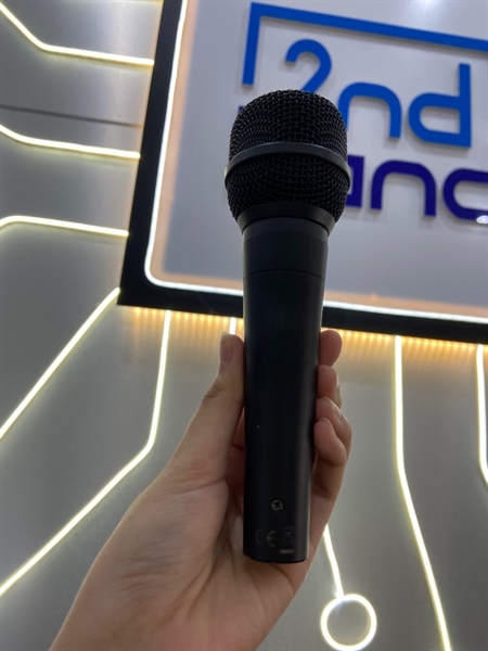 Mic Tascam TM82 - Màu đen - Ngoại hình: 97% - Mờ logo - Kèm dây kết nối 1