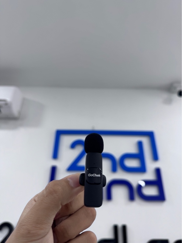 Mic thu âm Gochek A01 - Màu đen - Ngoại hình 98% - Kèm hộp, thiếu cáp sạc