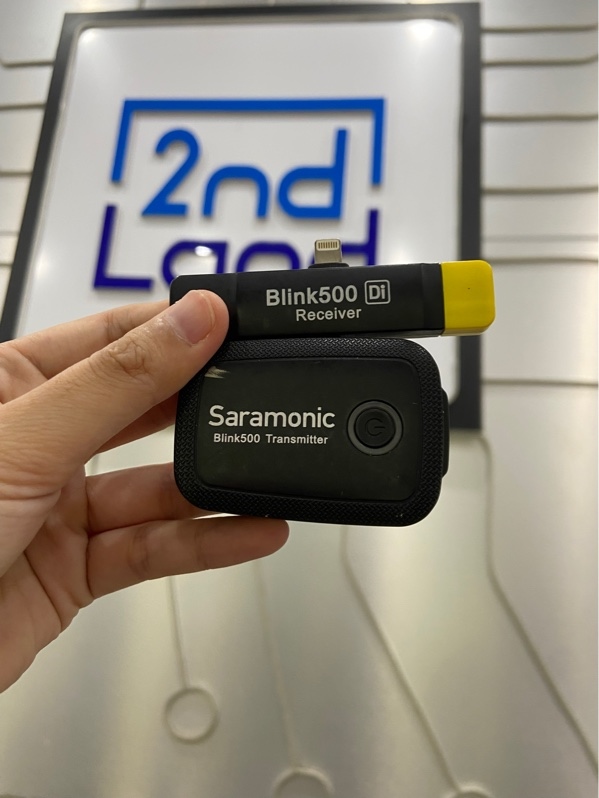 Mic thu âm Saramonic Blink500 - 1 TX - 1 RX - Màu đen - Ngoại hình: 97% - Body